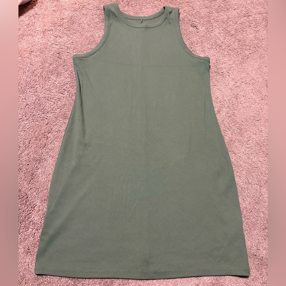 A New Day Ribbed Green Top